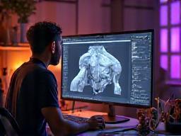 Илюстрация на 3D модел със софтуер - Раздел 